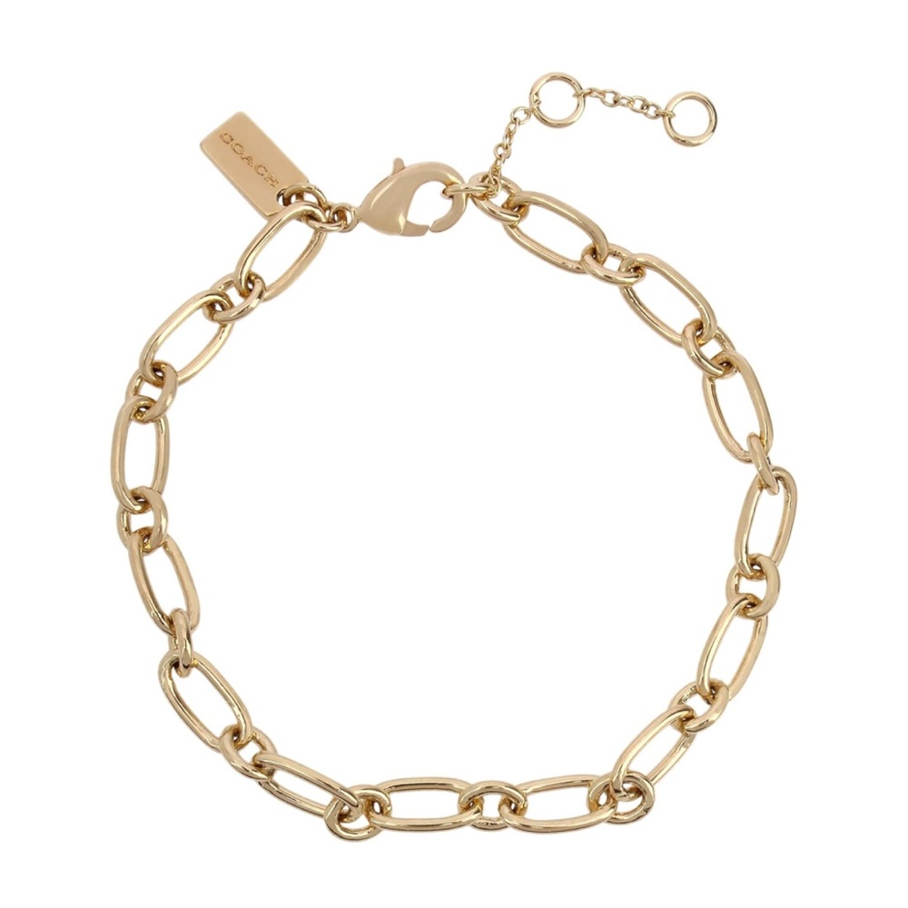 New Coach Gold Chain Link Bracelet for Charms